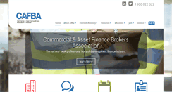 Desktop Screenshot of cafba.com.au